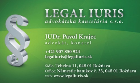 LEGAL IURIS advokátska kancelária JUDr. Pavol Krajec