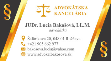 JUDr. Lucia Bakošová